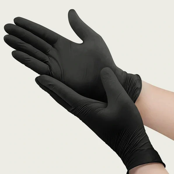 DS Safe Gloves Nitrilo Negro