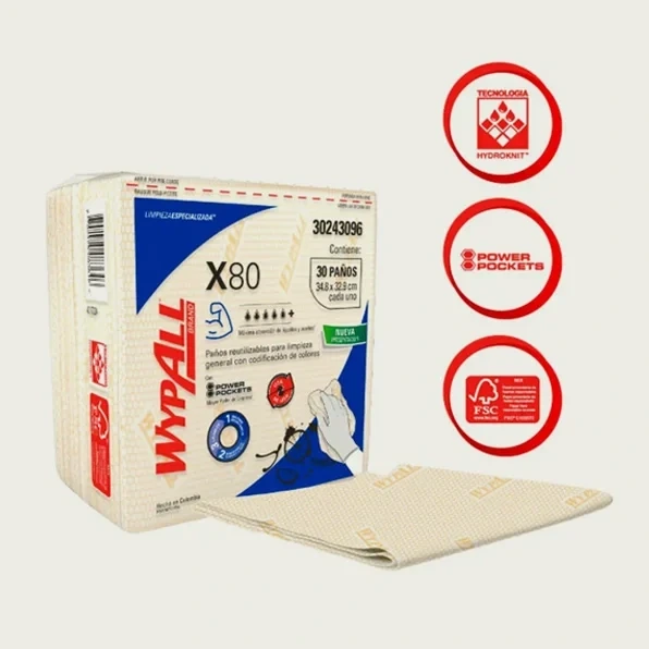 Wypall X80 Paños de Limpieza
